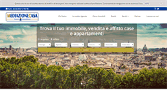 Desktop Screenshot of mediazionecasa.com